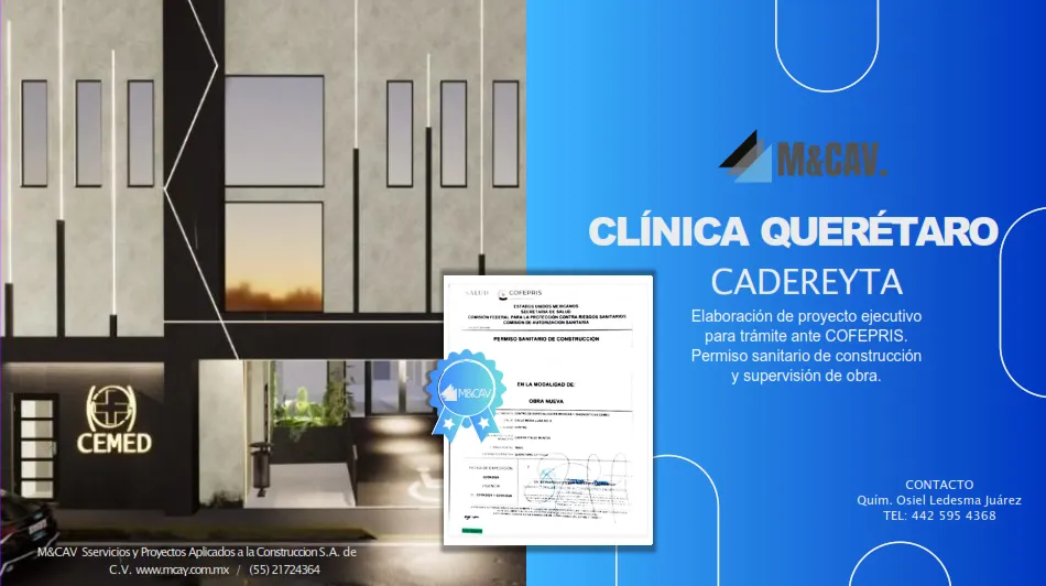 Permiso Sanitario de Construcción — Cadereyta, Querétaro